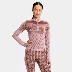 Brand New SOLD OUT All in Motion Pink Ski ZipUp Jacket Sweater MAROON S. MEDUIM